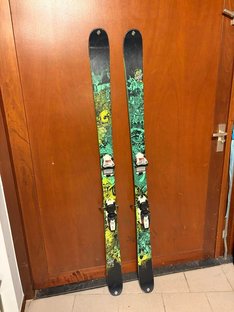 K2 Insight 169cm Twintip All Mountain Rocker Ski's, 160 tot 180 cm, Gebruikt, Carve, Skiën