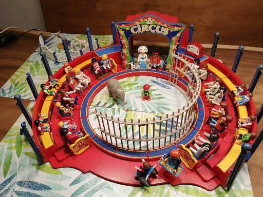 playmobiel "circustent", Ophalen of Verzenden, Gebruikt