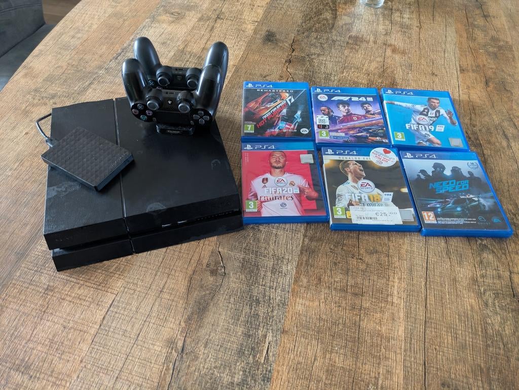 PlayStation 4 met 2 controllers., Ophalen, Met 2 controllers, Original