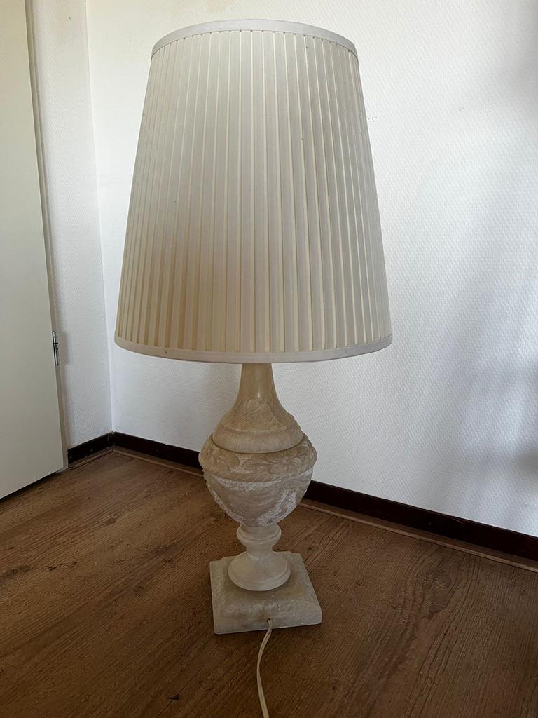 Marmeren schemerlamp in Griekse stijl, Ophalen, Gebruikt, Overige materialen, 50 tot 75 cm