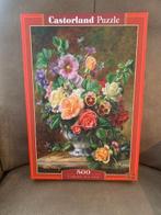 Puzzel (Castorland) Flowers in a vase 500 stukjes, Ophalen of Verzenden, 500 t/m 1500 stukjes, Zo goed als nieuw, Legpuzzel