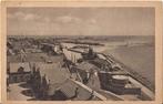 Urk  Gezicht op haven en polders 1950, Ophalen of Verzenden, 1940 tot 1960, Gelopen, Flevoland