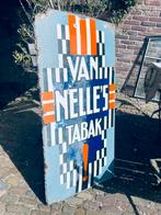 Emaille reclamebord Van Nelle’s Tabak jaren 1920, Ophalen of Verzenden, Gebruikt, Reclamebord