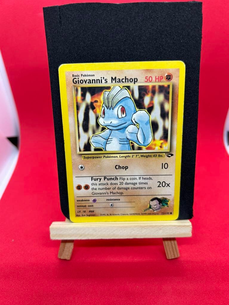 Giovanni’s Machop 72/132 Gym Challenge, Ophalen of Verzenden, Zo goed als nieuw