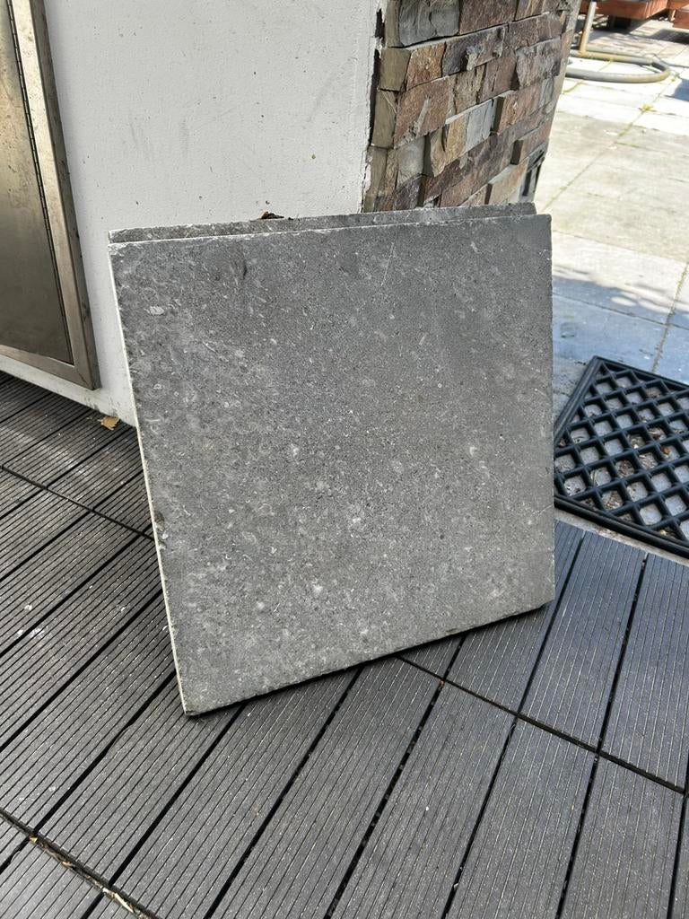 Tuintegels Natuursteen. Gratis af te halen, Ophalen, Gebruikt, Terrastegels, Natuursteen
