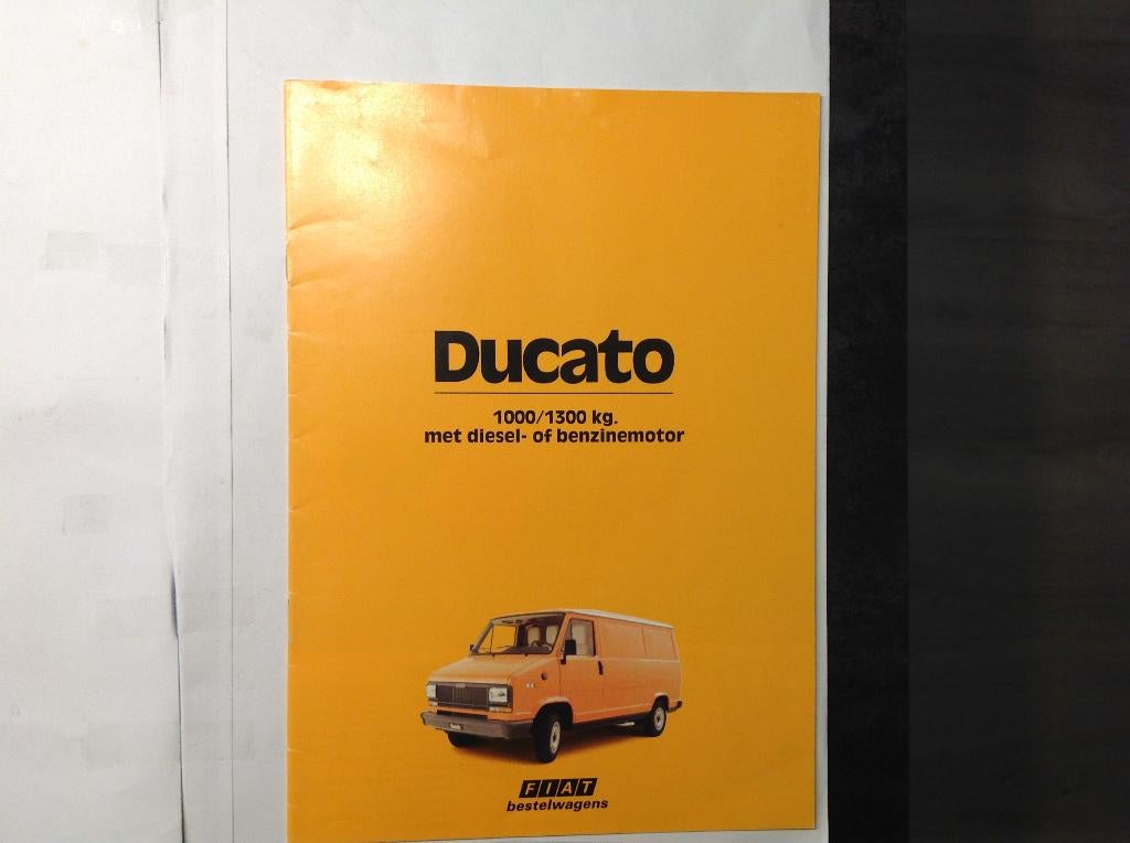 Fiat Ducato folder NED 22 blz 1983, Ophalen of Verzenden, Nieuw, Overige merken