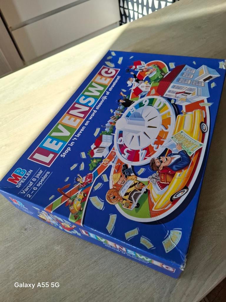 Levensweg Bordspel - Klassiek Familieplezier, MB Spellen, Vijf spelers of meer, 1027 Newport Ave, Pawtucket, RI 02861, USA, Ophalen of Verzenden