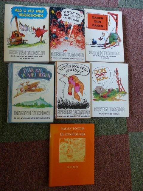 Marten Toonder Tom Poes zonnige kijk verzin toch eens een li, Meerdere stripboeken, Ophalen of Verzenden, Gelezen, Marten Toonder