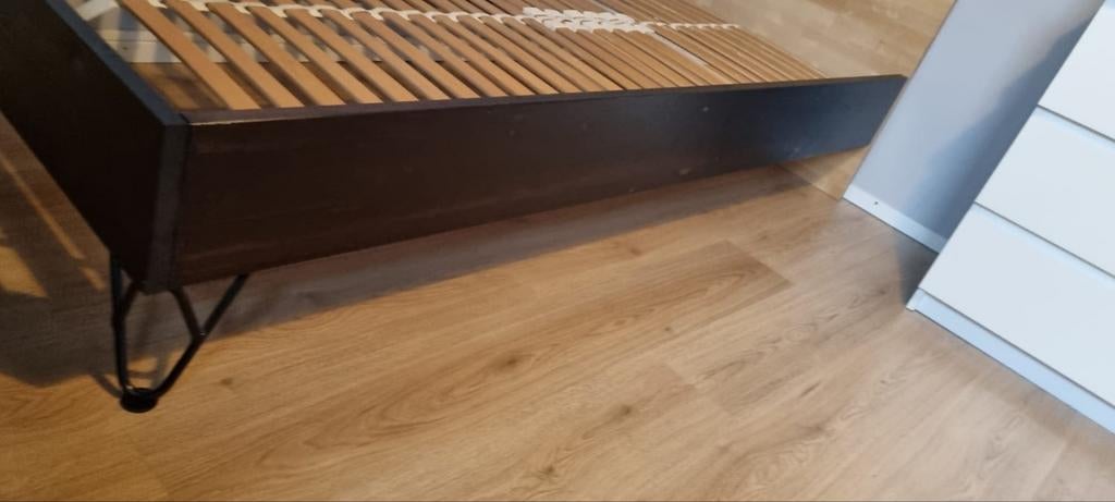 Mooi eenpersoonsbed, Ophalen of Verzenden, Eenpersoons, Hout, 90 cm