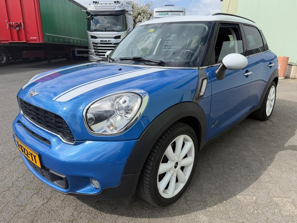 Mini Countryman 1.6 Cooper S All4 AUT 2011 Blauw, Auto's, 1380 kg, Euro 6, Handgeschakeld, Vierwielaandrijving