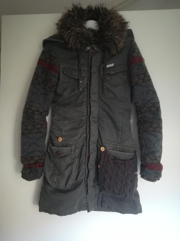 Khujo Jas Groen maat S, Khujo, Ophalen of Verzenden, Maat 36 (S), Gedragen