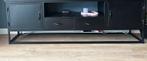 Tv-meubel Dansk Zwart Metaal 180cm Giga Meubel, Ophalen, 150 tot 200 cm, Zo goed als nieuw, Minder dan 100 cm