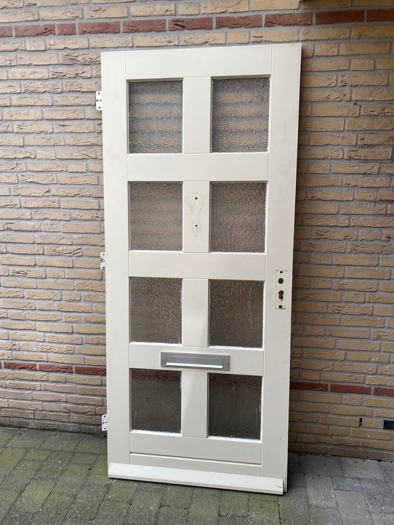 Voordeur 211.5 x 92.5 cm, Ophalen, Gebruikt, 80 tot 100 cm, Buitendeur