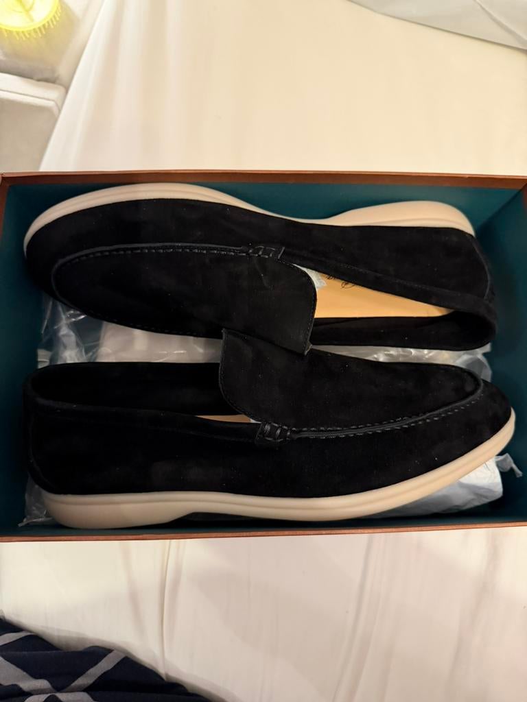Loro piana loafers 44 zwart heren, Kleding | Heren, Schoenen, Loafers, Zwart, Ophalen of Verzenden, Zo goed als nieuw