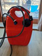 Rode brandstoftank met slang voor buitenboordmotor, Watersport en Boten, Ophalen of Verzenden
