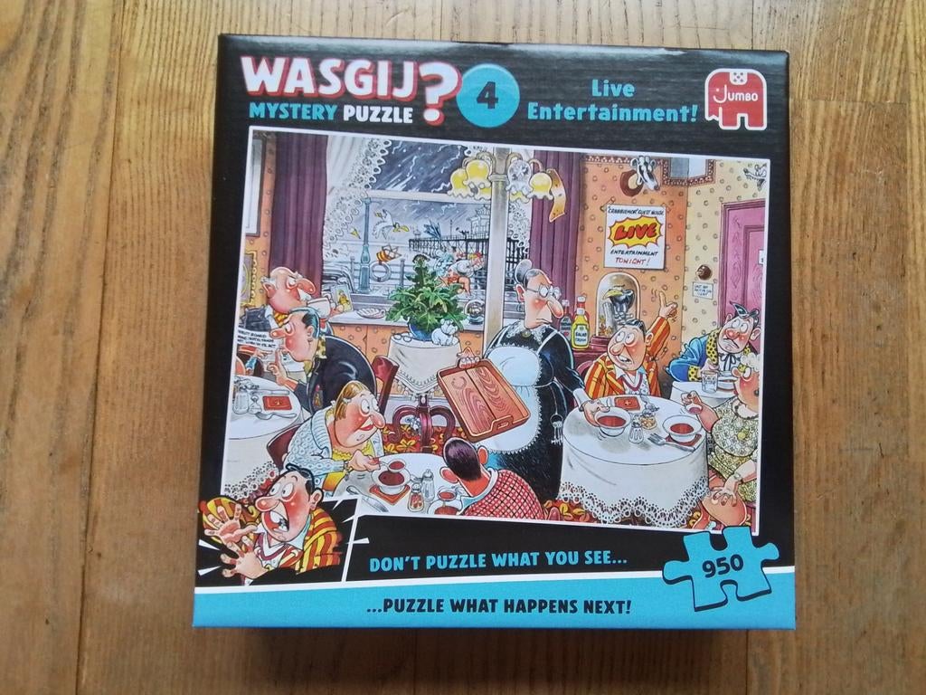 Puzzel wasgij mystery 4 live entertainment 950 stukjes, Hobby en Vrije tijd, Denksport en Puzzels, Ophalen, 500 t/m 1500 stukjes