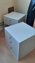 2 Pastoe  kubussen met goudkleurige knoppen, Ophalen, Gebruikt, Modern