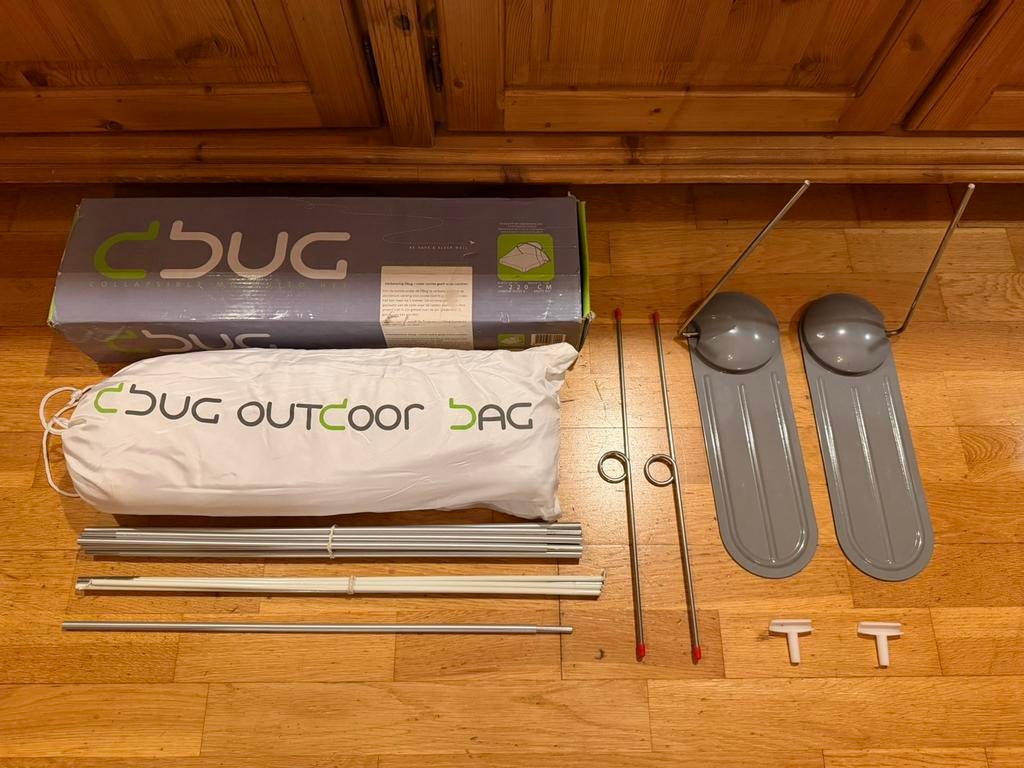 Dbug 2 persoons vrijstaande klamboe, Wit, Overige typen, Tweepersoons, Ophalen of Verzenden