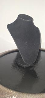 Zwarte fluwelen sieraden display houder decoratie, Ophalen of Verzenden, Gebruikt