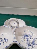 serveerschaal blauw wit geschilderd antiek, Ophalen of Verzenden, 'T Olde Gre-j, Info@toldegrej.nl, Endepoelstraat 20f Didam