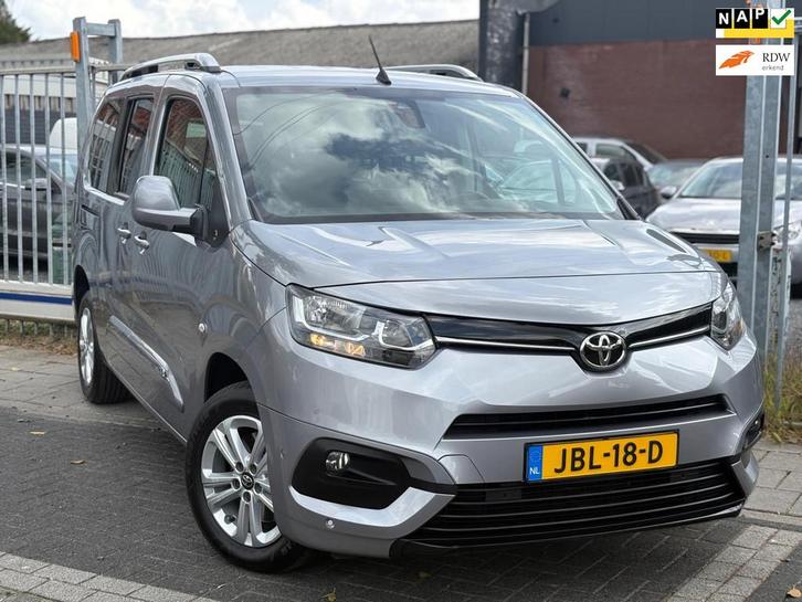 Toyota Proace City Verso 1.2 Turbo Long 7p Team D | Automaat, Auto's, Toyota, Bedrijf, Te koop, ProAce City, ABS, Achteruitrijcamera