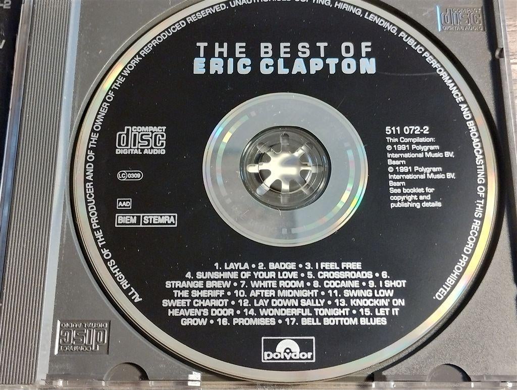 Eric Clapton - The Best Of Eric Clapton, Ophalen of Verzenden, 1980 tot heden, Zo goed als nieuw, Jazz