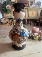 Vintage Flora Gouda Pateel 457 vaas, Antiek en Kunst, Ophalen of Verzenden