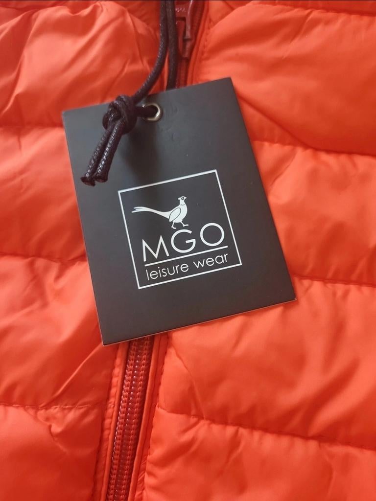 MGO Heren Lichtgewicht Jas Oranje Maat L, Maat 52/54 (L), Nieuw, Oranje, Ophalen of Verzenden