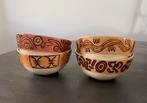 4 unieke gesigneerde keramieke schaaltjes, Antiek en Kunst, Ophalen of Verzenden