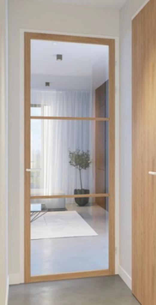 NIEUWE Svedex opdekdeur rechtsdraaiend, Ophalen, 80 tot 100 cm, Binnendeur, Nieuw