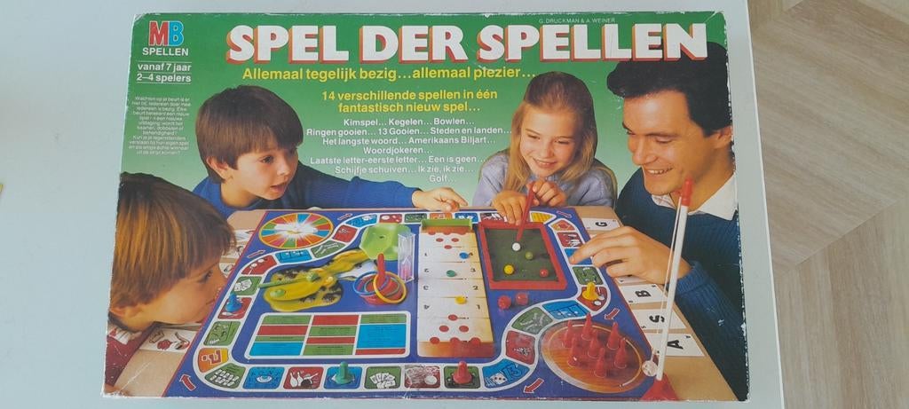 Spel der Spellen, bordspel van MB, Een of twee spelers, Ophalen of Verzenden, Gebruikt, MB