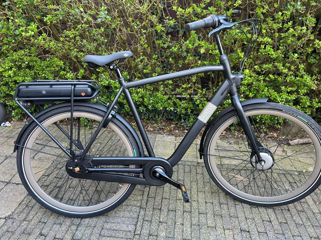 Gazelle esprit elektrische heren fiets 59cm frame, Ophalen, Gebruikt, 50 km per accu of meer, 55 tot 59 cm