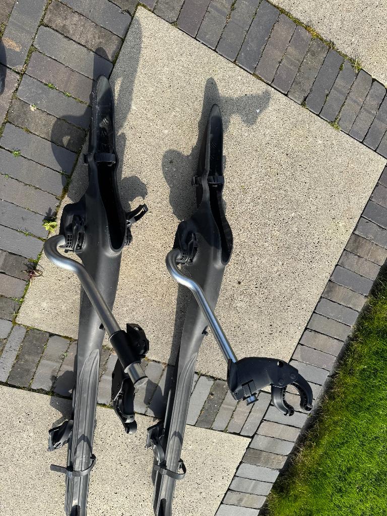 fietsdakdragers, Ophalen, Gebruikt, Brede banden, Dakdrager