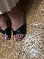 BIRKENSTOCK ZWART MADRID 38 NU GRATIS VERZENDING PER POST, Slippers, Verzenden, Zwart, Zo goed als nieuw