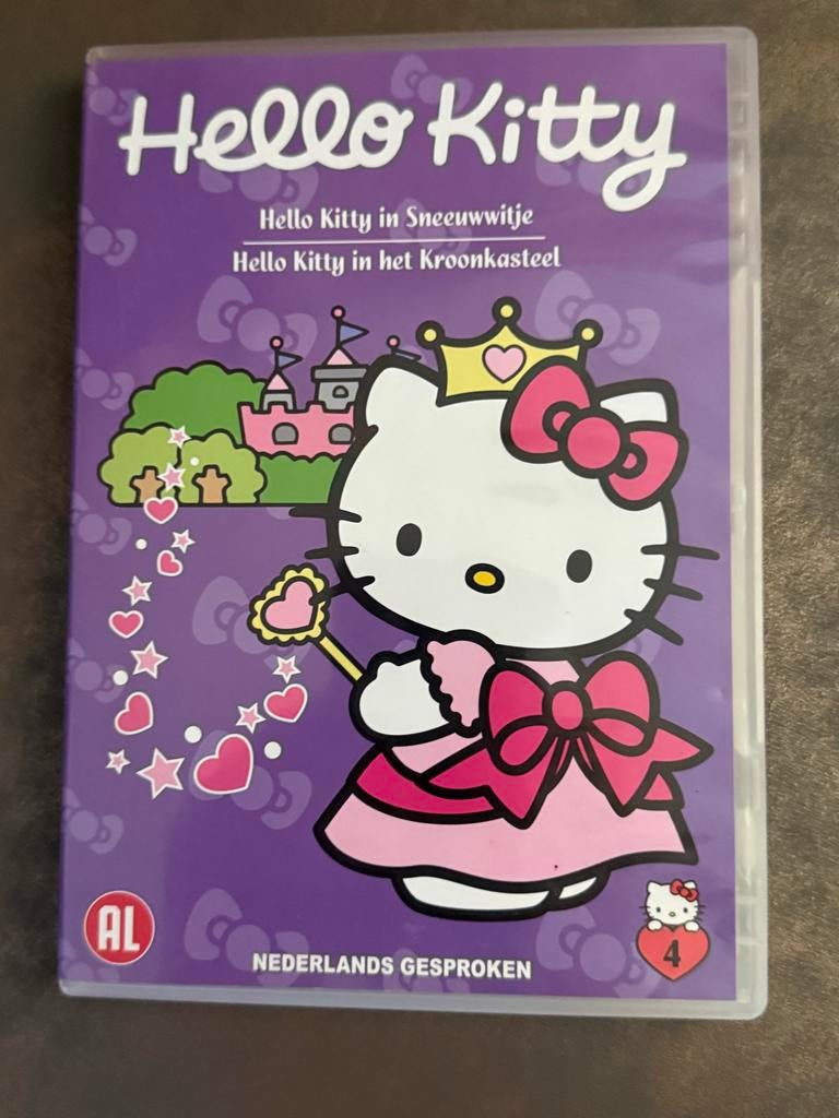 Hello Kitty DVD: Sneeuwwitje en Kroonkasteel, Gebruikt, Alle leeftijden, Overige genres, Ophalen of Verzenden