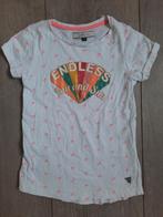 Cars jeans shirt t-shirt wit palmbomen print glitter mt 116, Kinderen en Baby's, Kinderkleding | Maat 152, Gebruikt, Meisje, Ophalen of Verzenden