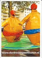 Ansichtkaart	Dordrecht	speelt buiten	Sumo wordtelaars, Verzenden, 1980 tot heden, Ongelopen, Zuid-Holland