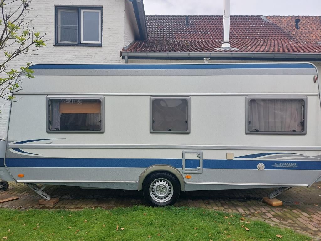 Fendt Saphir 510 TK Caravan m.stapelbed - Ideaal voor gezin!, Stapelbed, Particulier, Fendt, 5 tot 6 meter