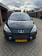 Peugeot 307 1.6 16V XR Break 2007 Zwart, Zwart, 4 cilinders, 715 kg, 7 stoelen