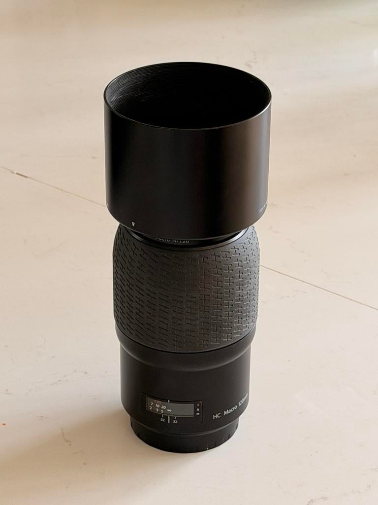 Hasselblad HC Macro 120mm f4, Ophalen of Verzenden, Gebruikt, Macrolens