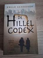 De Hillel Codex - Emile Schrijver, Boeken, Ophalen of Verzenden, Zo goed als nieuw, Emile Schrijver, Nederland