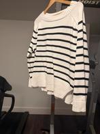 Question Stijlvolle gestreepte trui - Wit met zwart, Ophalen of Verzenden, Zo goed als nieuw, Maat 38/40 (M), Wit