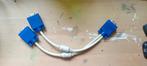 VGA splitter kabel 1 naar 2 – dubbele monitor (mirror), Ophalen of Verzenden