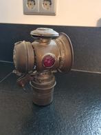 Antiek koperen carbidlamp. Voor op de fiets of brommer ., Ophalen of Verzenden