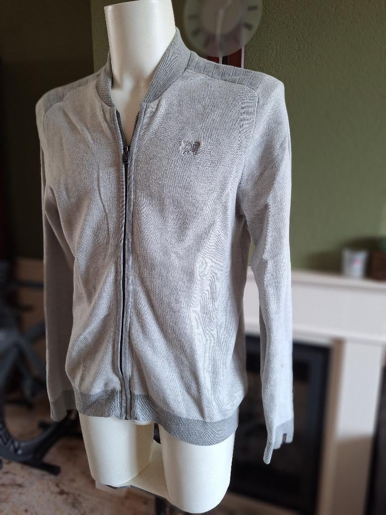 Vanguard heren vest licht grijs met rits mt M, Zo goed als nieuw, Vanguard, Grijs, Verzenden