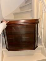 Antieke Mahoniehouten Vitrinekast, Ophalen, Gebruikt