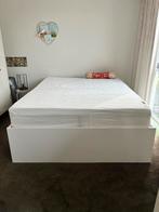 IKEA BRIMNES bedframe met lades, wit, 160x200 cm, Ophalen, Gebruikt, Wit, Tweepersoons