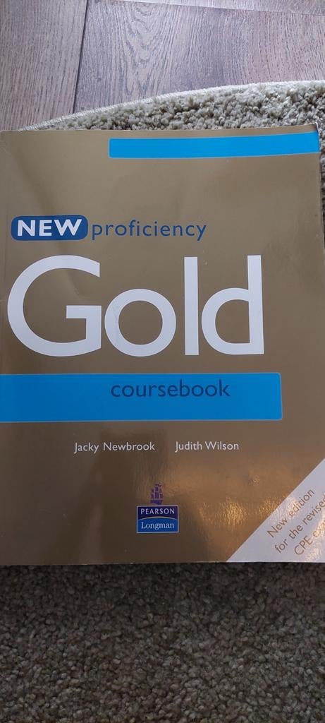 New Proficiency Gold Coursebook - Engels, Boeken, Studieboeken en Cursussen, Gelezen, Overige niveaus, Alpha, Ophalen of Verzenden