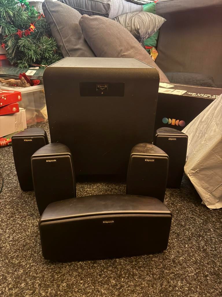 Klipsch quintet + sw350 subwoofer, Overige merken, Soundbar, 70 watt of meer, Ophalen of Verzenden