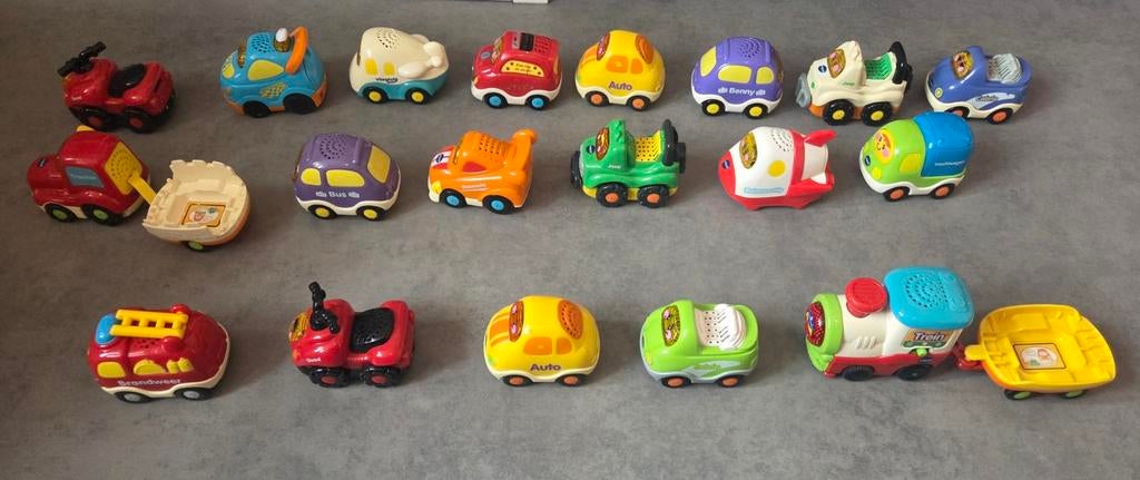 20 VTech Toet Toet Auto's - Complete Collectie, Ophalen, Jongen of Meisje